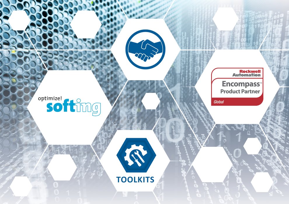 Rockwell nimmt Softings OPC Development Toolkits in sein Encompass Partner Program auf